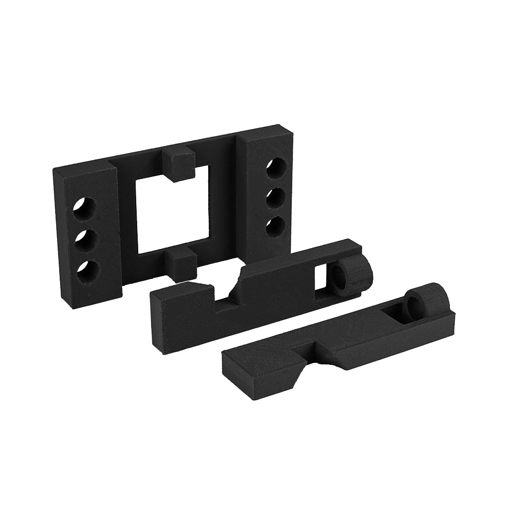 Schwarze funktionale Bauteile aus INSLOGIC PETG-CF10