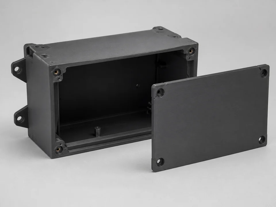 Großes PETG-Industriegehäuse aus dem FDM-Druck