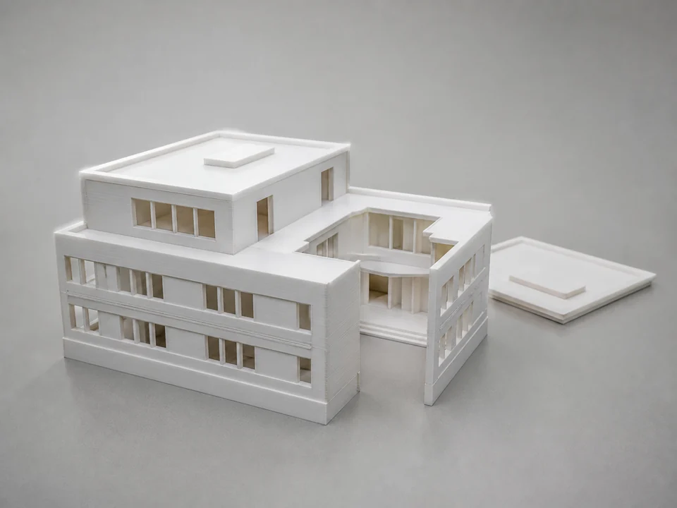Großformatiges Architekturmodell aus PLA